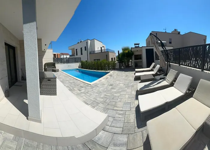 Ocean View1,vollausstattung,pool,meerblick,top-lage ヴォディツェ